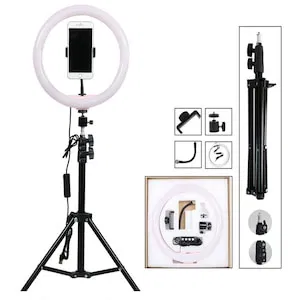 Lampa Circulara Cu 96 de LED-uri si trepied2