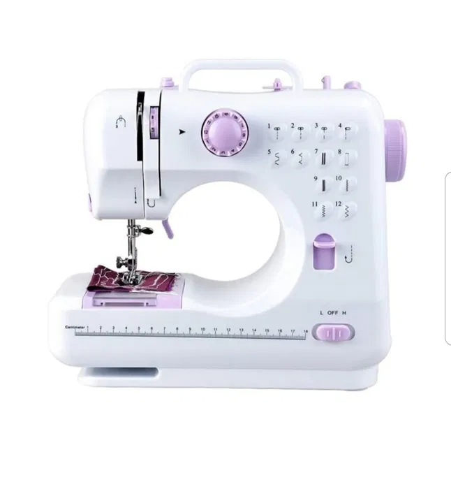 Masina de cusut multifunctionala cu accesorii portabila FHSM-505 alb N