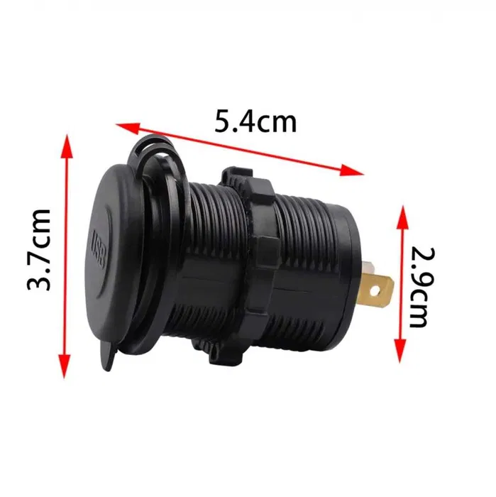 PRIZA bricheta AUTO cu USB mufa dubla 12V 24V incarcator 2x 2.1A4